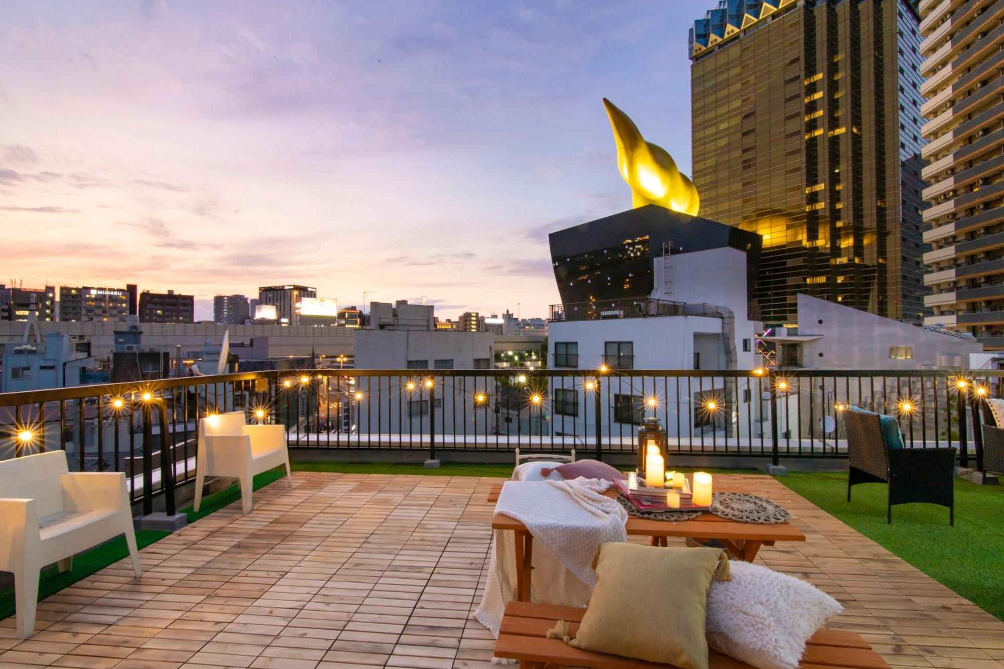 【5/24New Open】浅草徒歩3分/Max9名/無料駐車場/渋谷直通 Apartment Токио Екстериор снимка