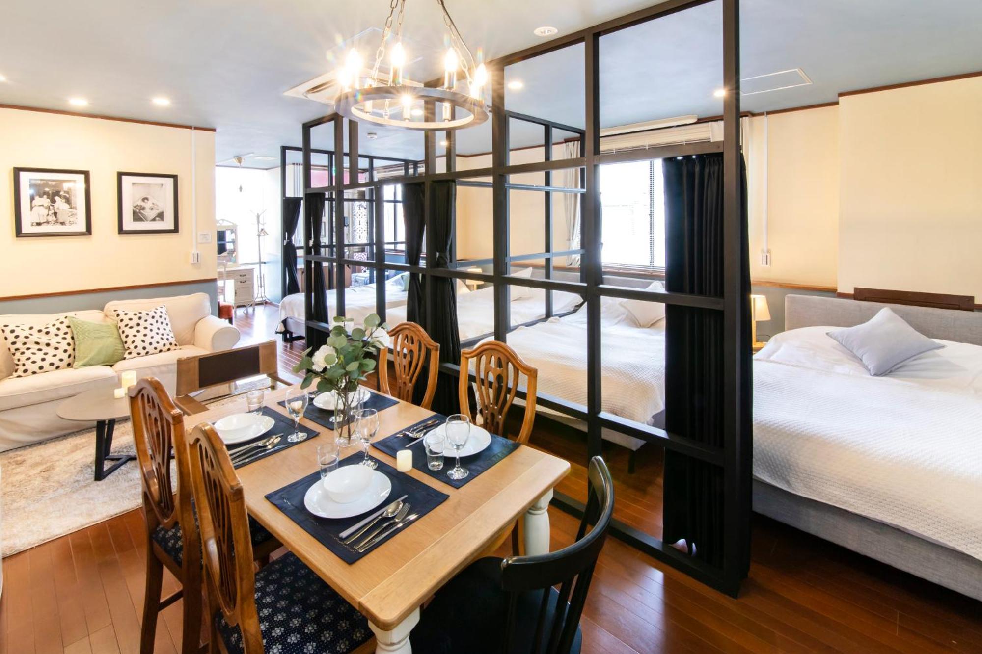 【5/24New Open】浅草徒歩3分/Max9名/無料駐車場/渋谷直通 Apartment Токио Екстериор снимка